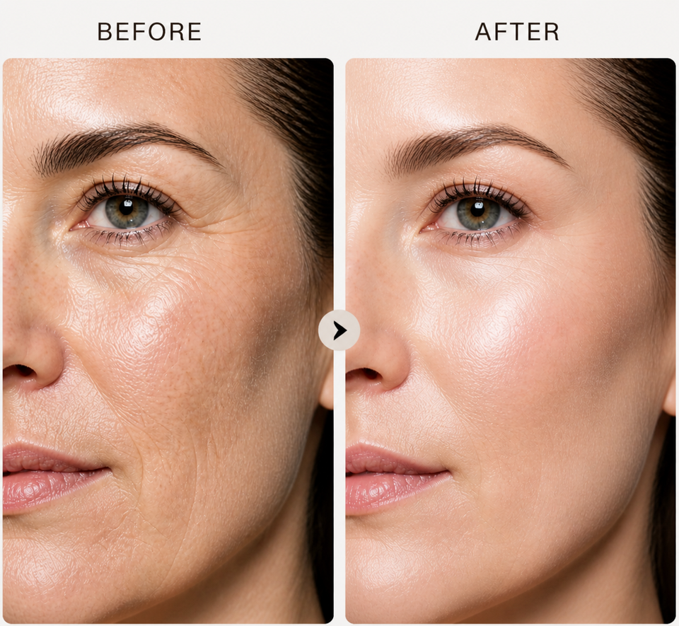 Dual-Action Collagen Serum Anwendung