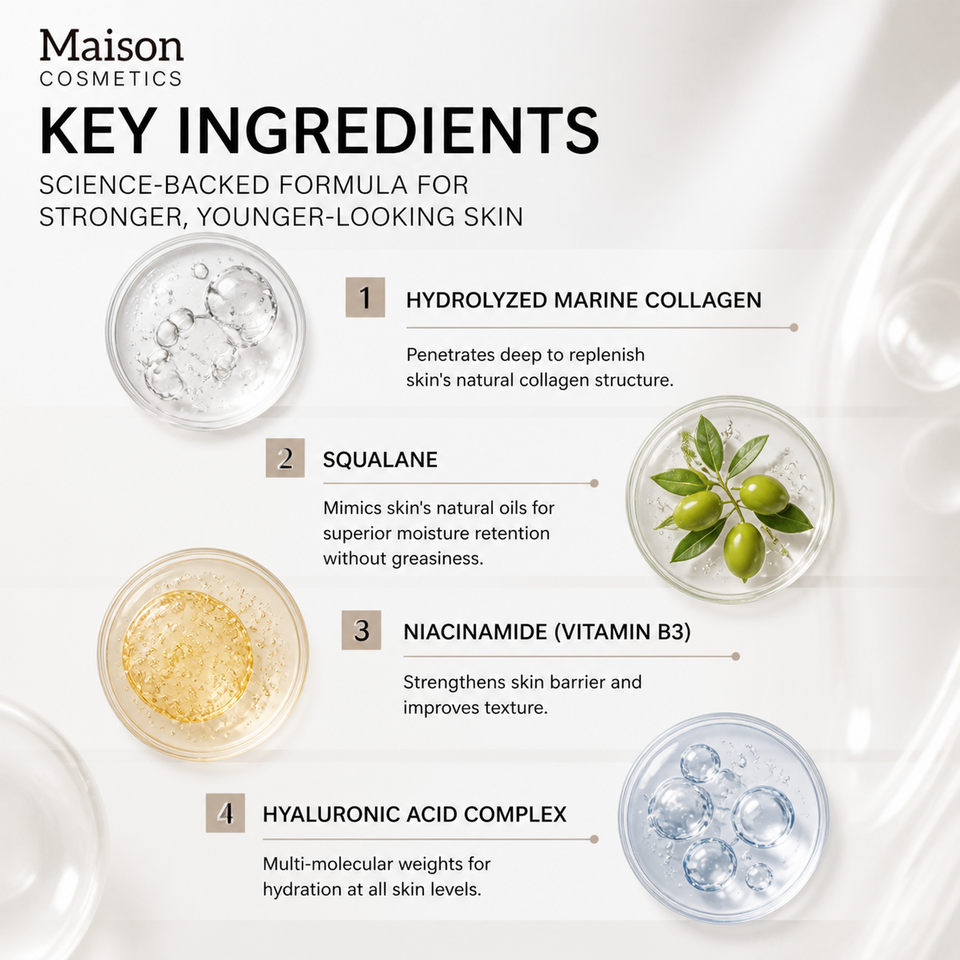 Dual-Action Collagen Serum Hauptmerkmale